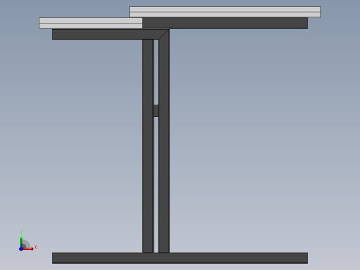 电脑桌电脑桌12前视缩略图