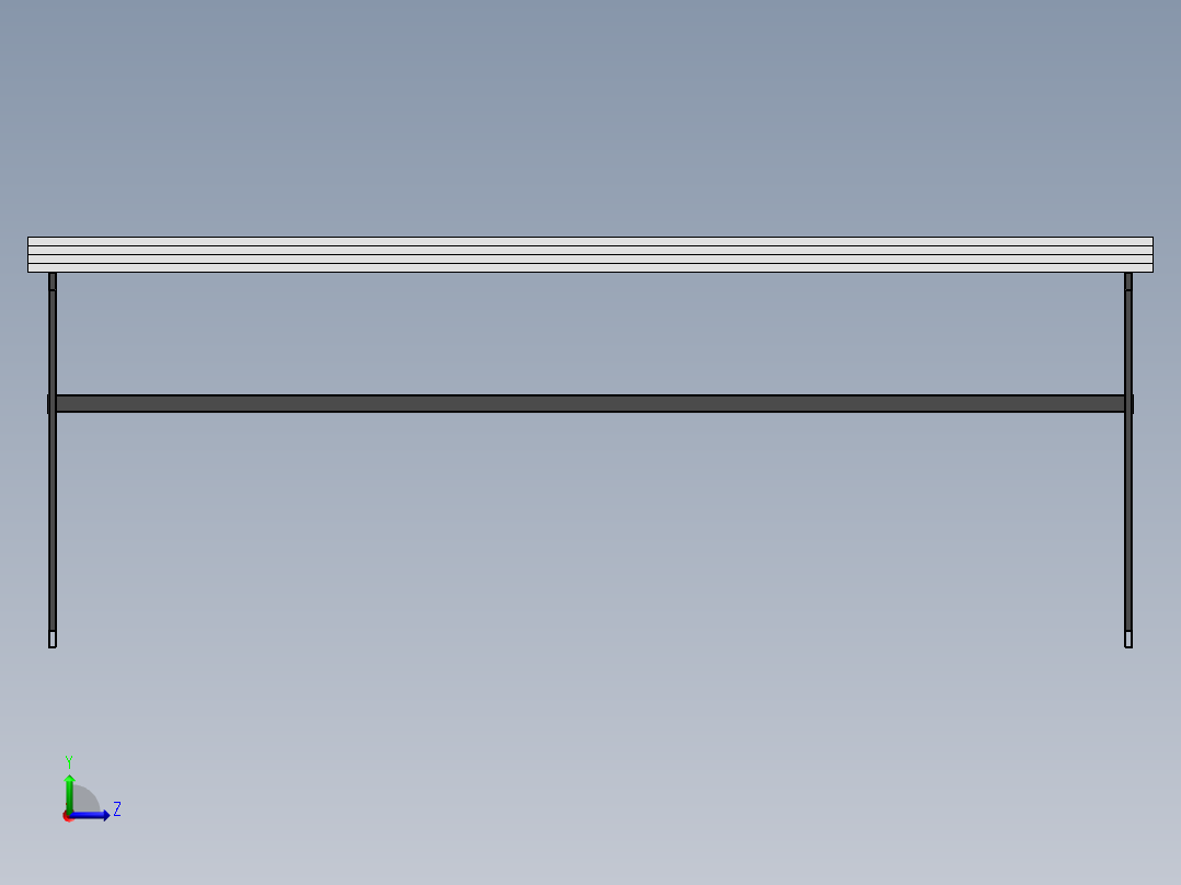 电脑桌电脑桌12左视图