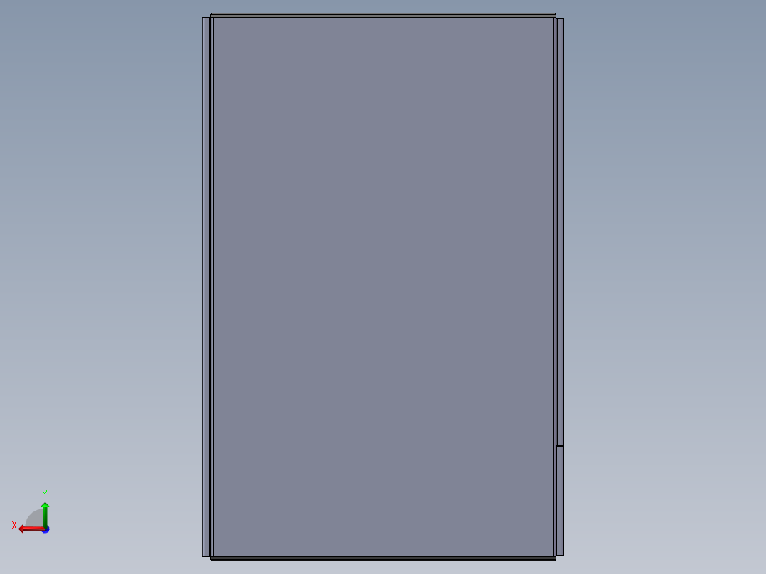 九折机柜后视图