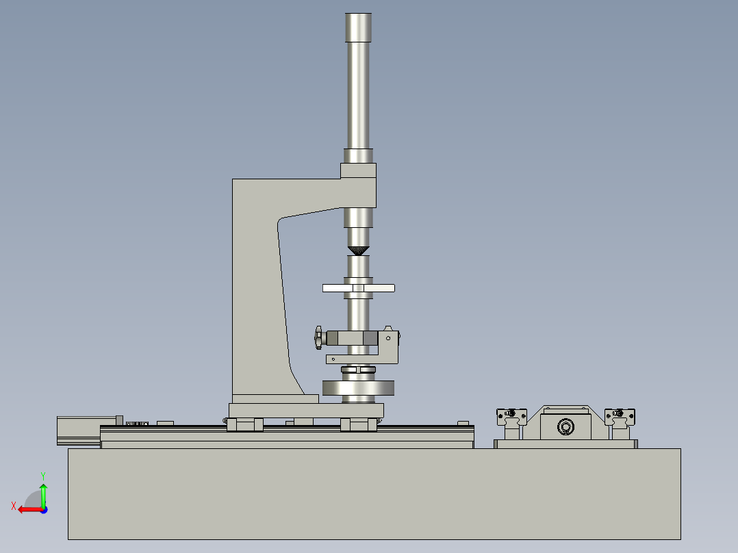 螺旋线渐开线样板检查仪后视图