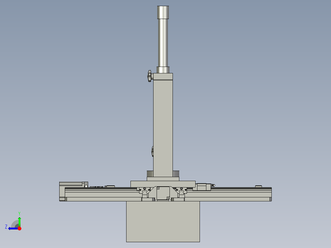 螺旋线渐开线样板检查仪右视图