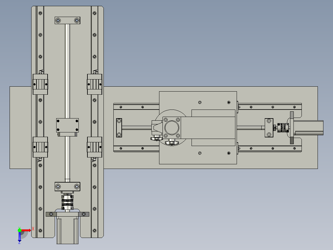 螺旋线渐开线样板检查仪俯视图