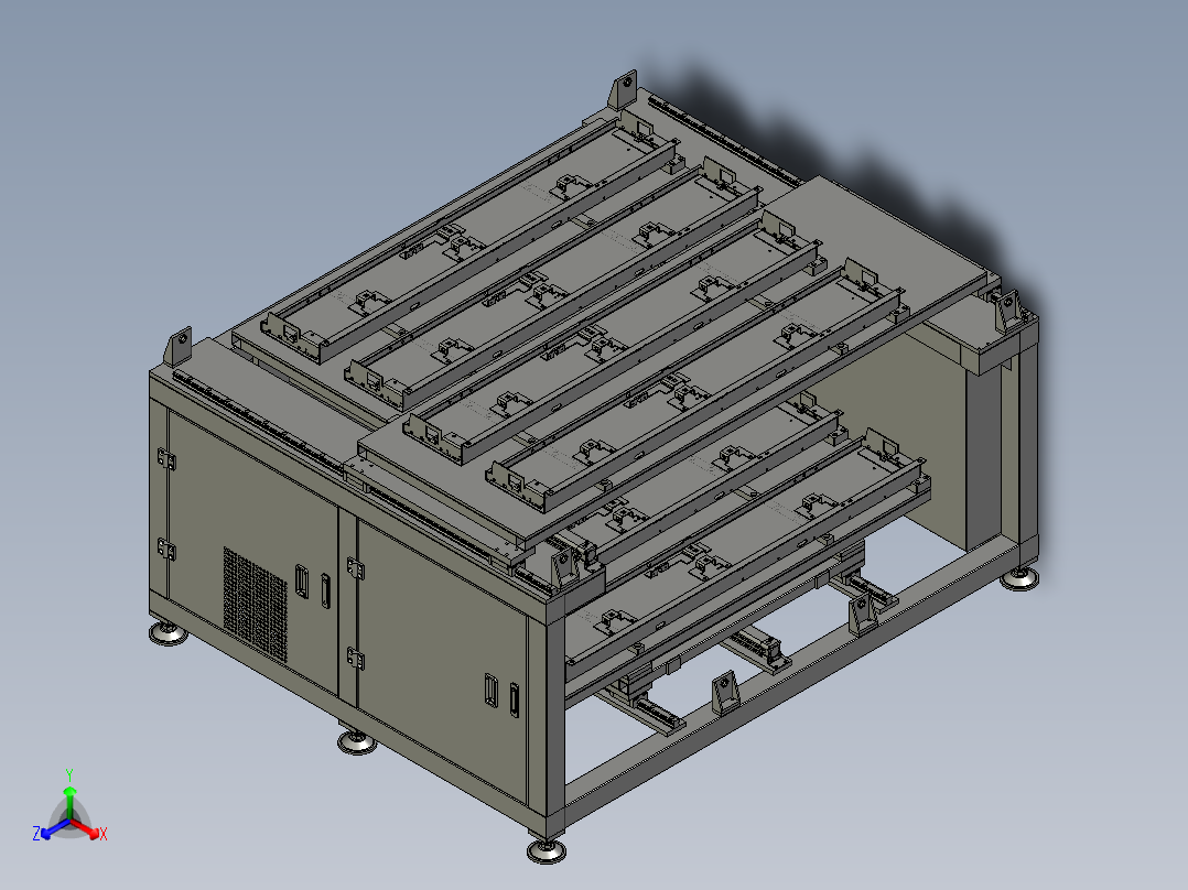 双层升降交换工作台