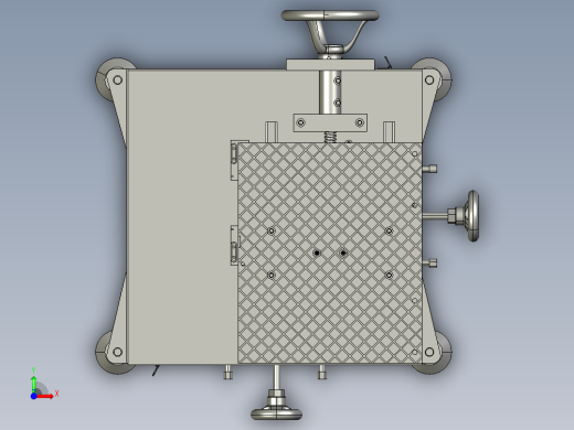 机械零件加工的移动装置前视缩略图