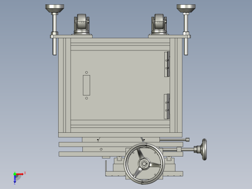 机械零件加工的移动装置俯视缩略图