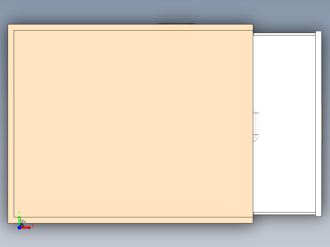 电控柜3D前视图