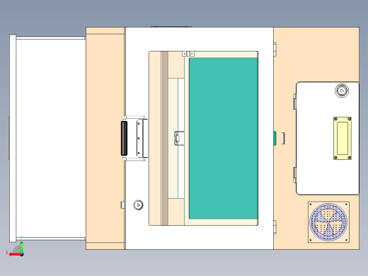 电控柜3D后视缩略图