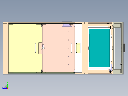 电控柜3D右视缩略图