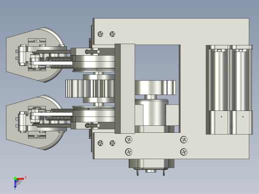 青蛙弹跳机器人仿生三维俯视缩略图