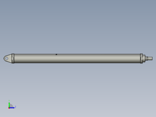 ROB-CA单耳环型中低压油缸ROB-1001400-CA左视缩略图