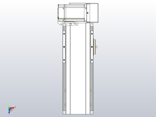 皮带直线轴半封闭可选导轨TPA-HNB-105D-90-L100-LU-C-P20-N3俯视缩略图