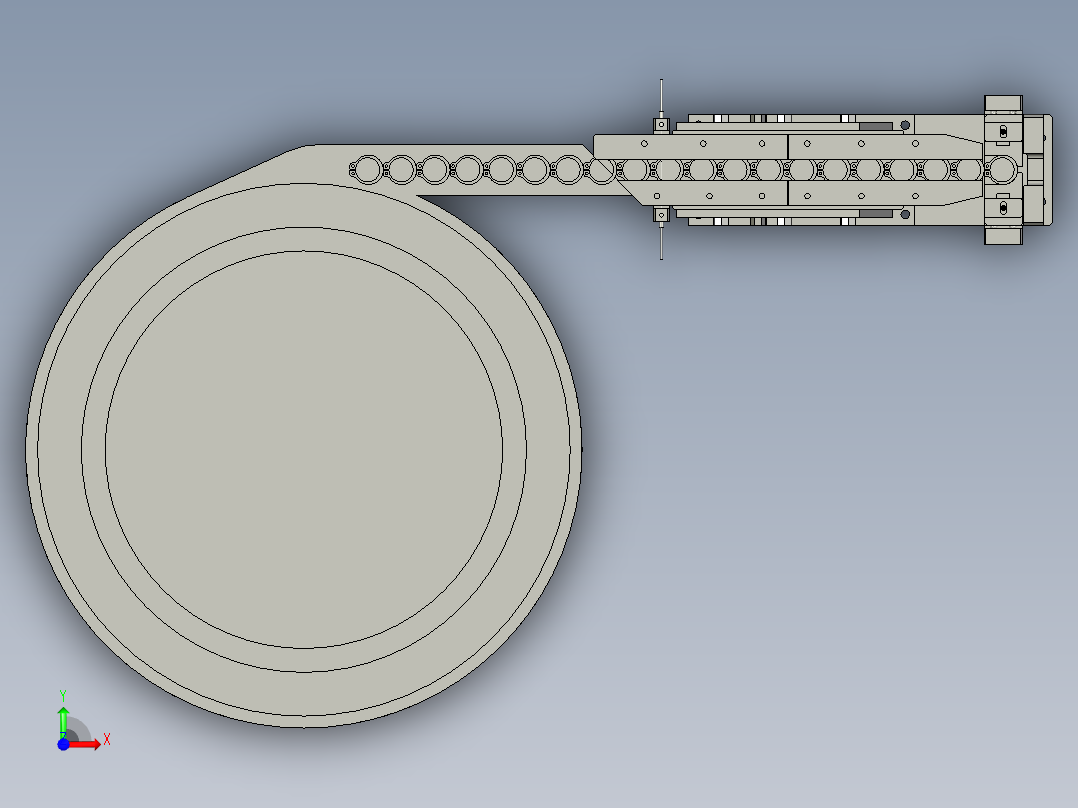 振动盘上料前视图