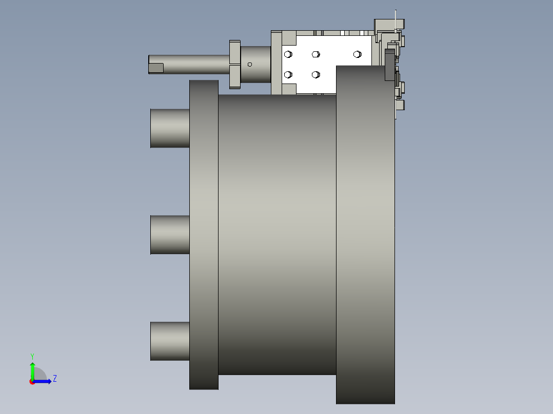 振动盘上料左视图