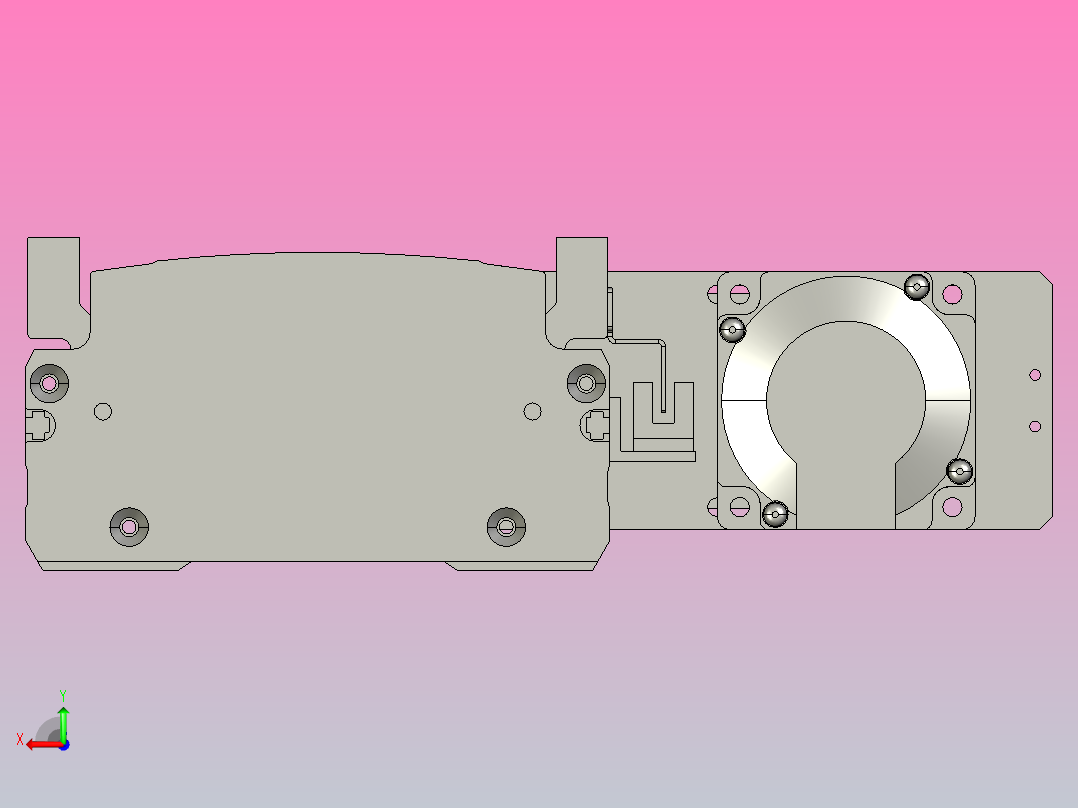 MT136BS半封闭丝杆滑台[MT136BS.L#.950.BR.P40.C3]后视图