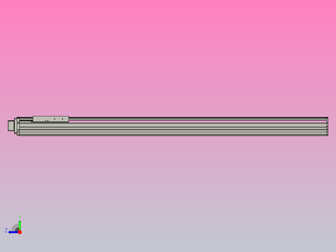MT136BS半封闭丝杆滑台[MT136BS.L#.950.BR.P40.C3]右视图