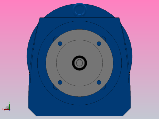 RF77ZP斜齿轮减速机RF77-10.88-M1-P71-Φ250后视缩略图