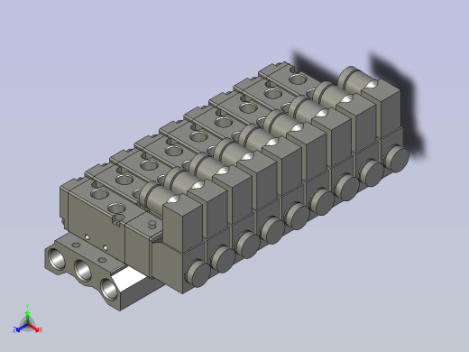 电磁阀-座组件-4V1006A-100M9F-1