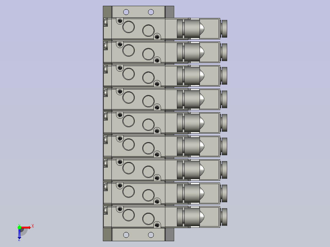 电磁阀-座组件-4V1006A-100M9F-1俯视图
