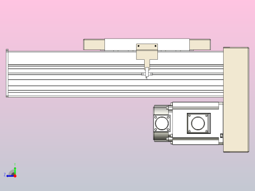 滚珠丝杠直线轴带导轨全封闭TPA-HCR-220D-3210C-L150-MP-C-P1K-N3右视缩略图