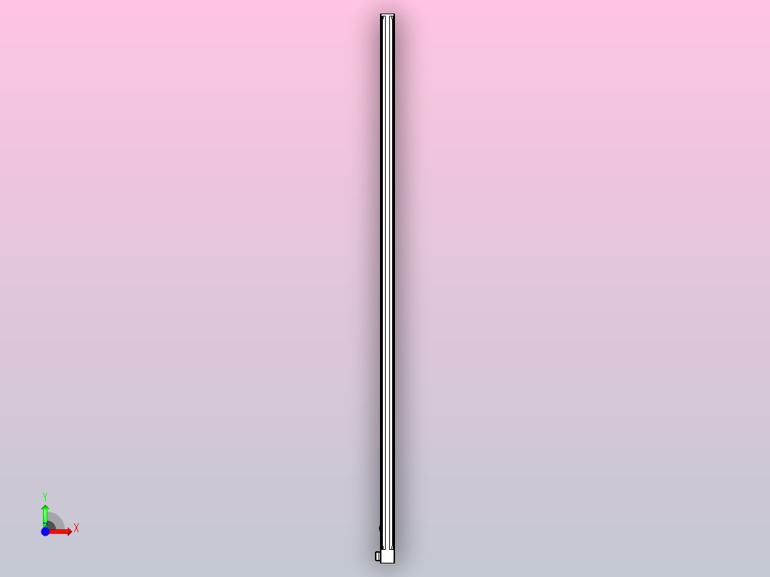 伺服电机集成皮带传动直线执行器TPA-OCB-140-256-L4850-RU-P75-N3前视图