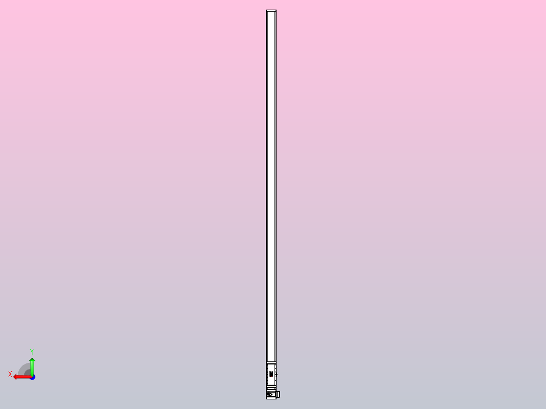 伺服电机集成皮带传动直线执行器TPA-OCB-140-256-L4850-RU-P75-N3后视图