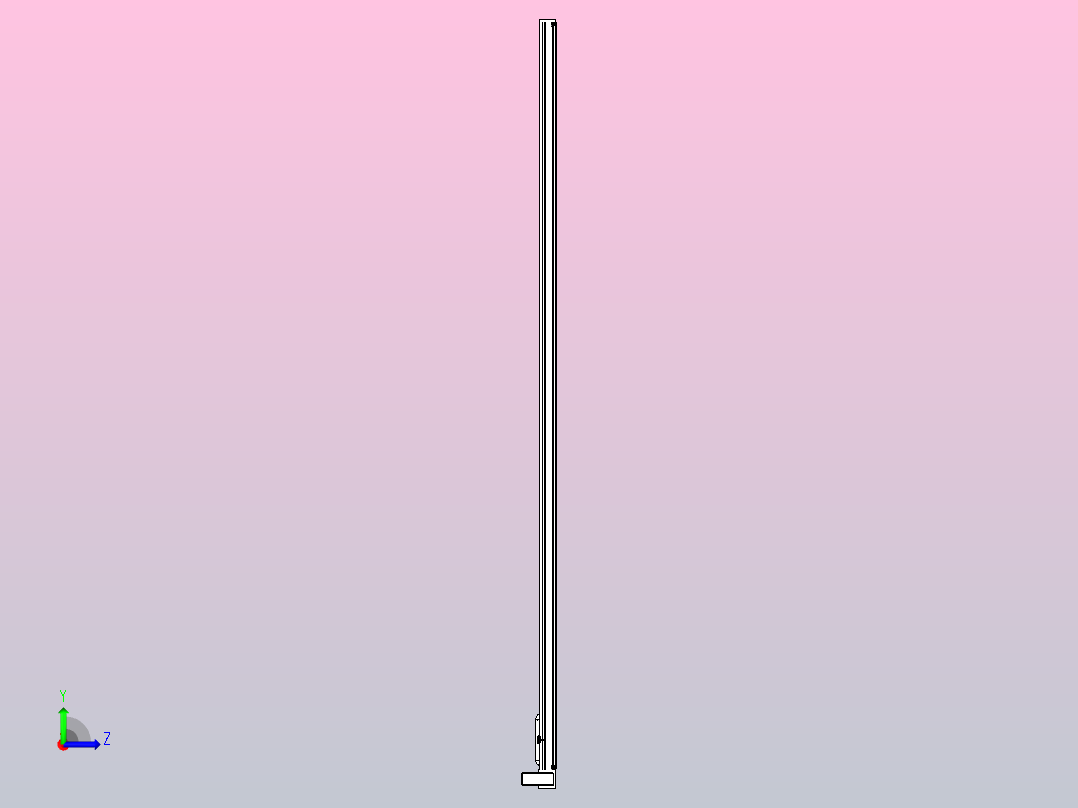 伺服电机集成皮带传动直线执行器TPA-OCB-140-256-L4850-RU-P75-N3左视图