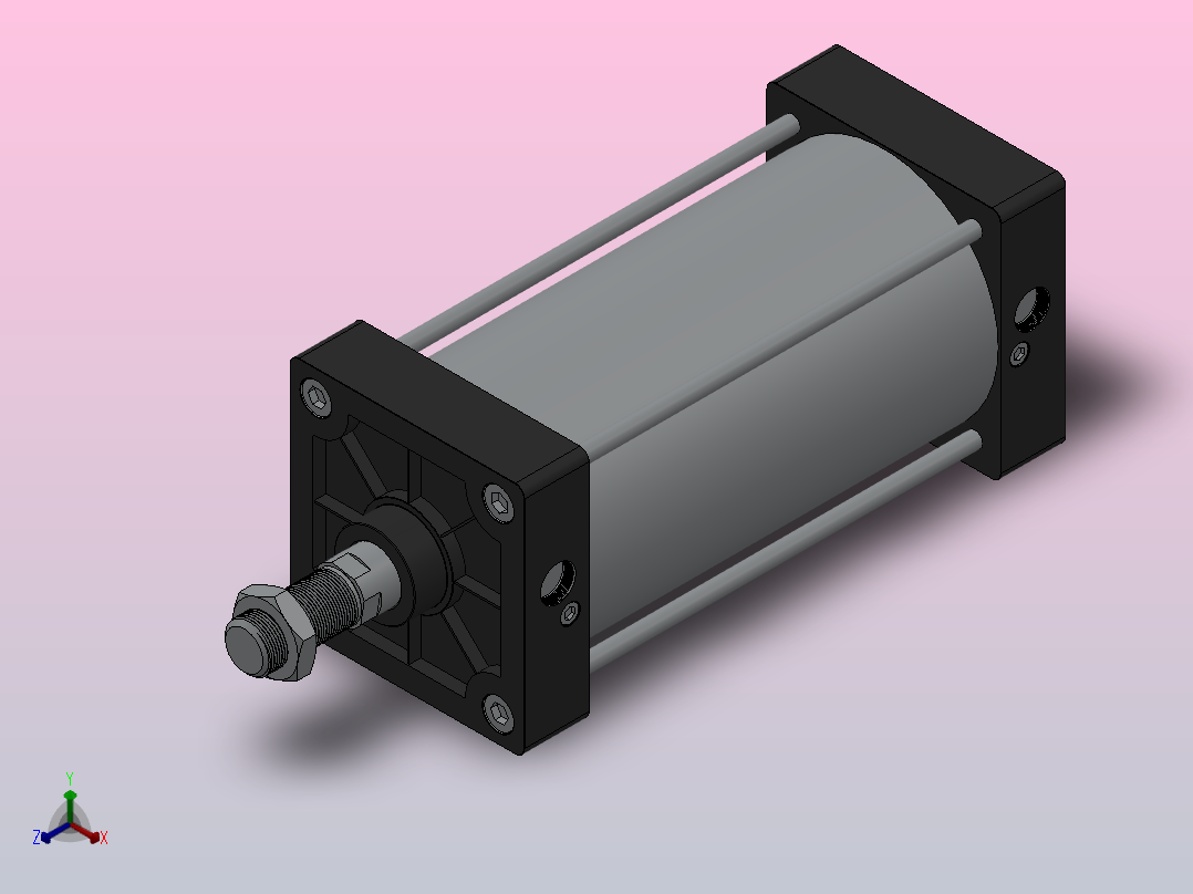 SC气缸SC标准气缸系列SC-160X250-S主视图