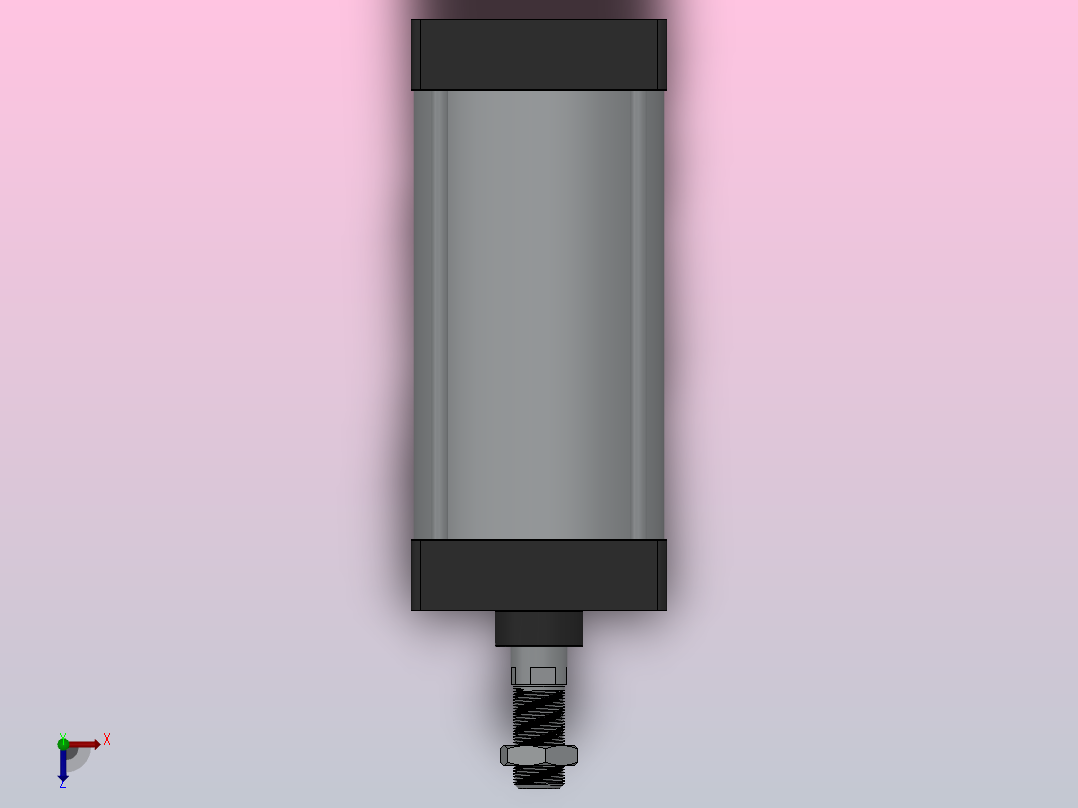 SC气缸SC标准气缸系列SC-160X250-S俯视图