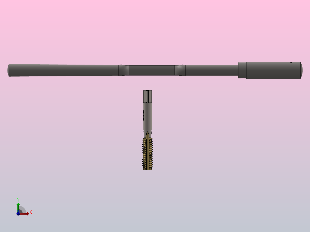 丝锥扳手Starrett 91D前视图