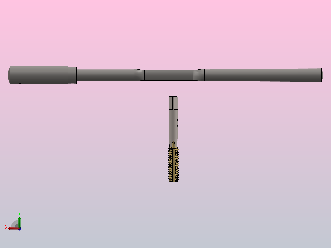 丝锥扳手Starrett 91D后视图