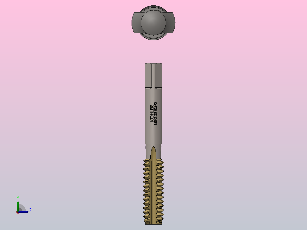 丝锥扳手Starrett 91D左视图