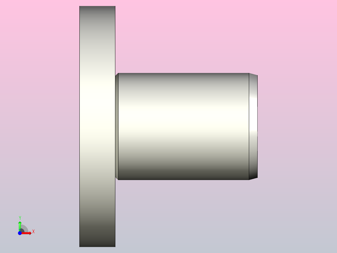 内径F7外径h7铜合金标准法兰型无油衬套[OFATZ-8-20]前视图
