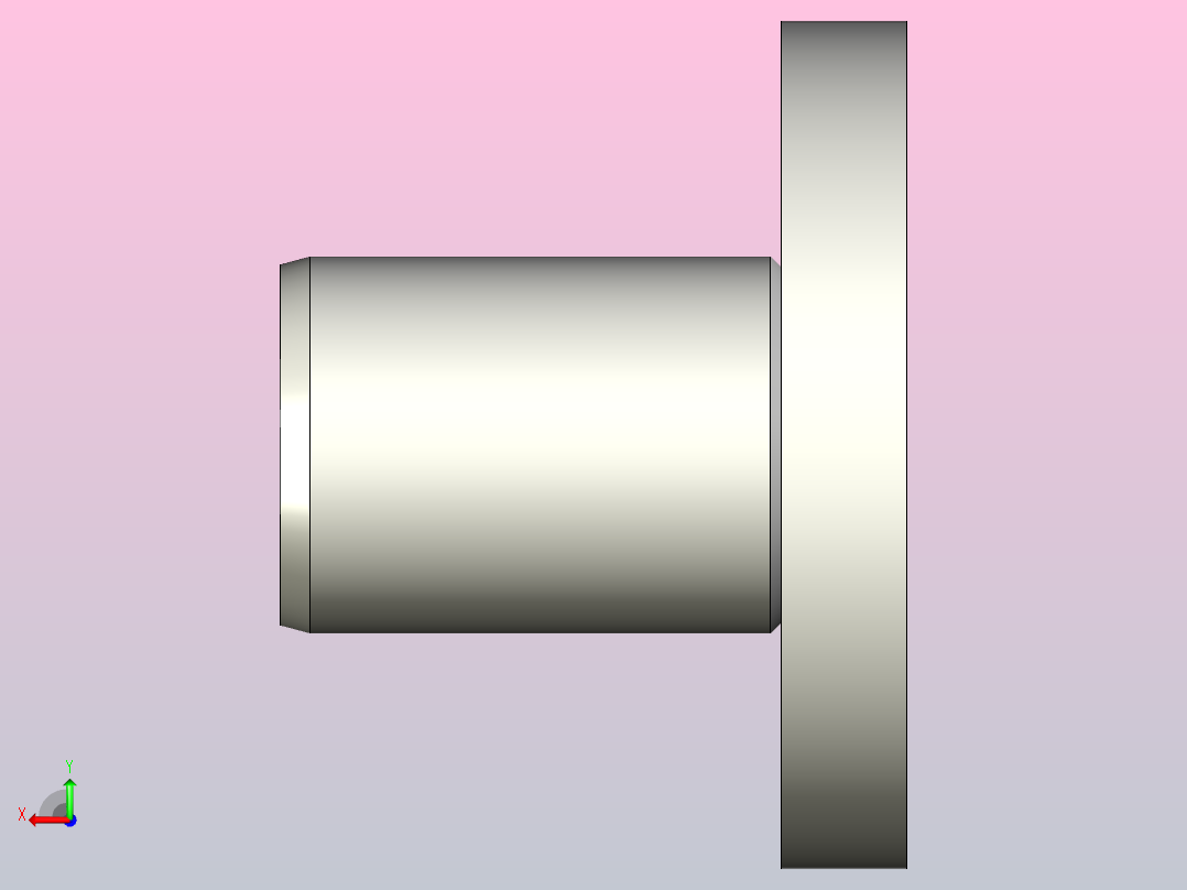 内径F7外径h7铜合金标准法兰型无油衬套[OFATZ-8-20]后视图