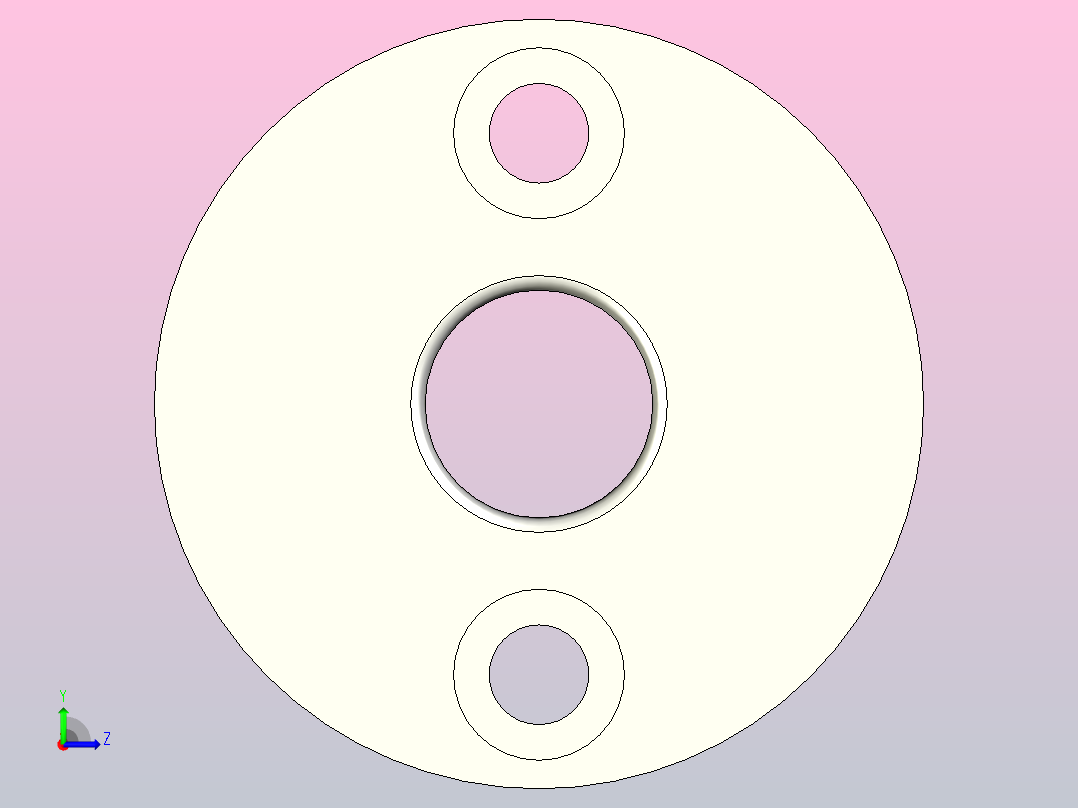 内径F7外径h7铜合金标准法兰型无油衬套[OFATZ-8-20]左视图