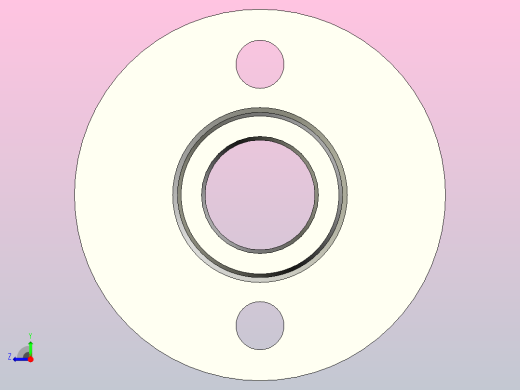 内径F7外径h7铜合金标准法兰型无油衬套[OFATZ-8-20]右视缩略图