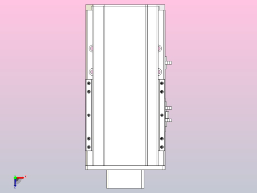 MTH17标准螺杆滑台[MTH17-L#-100-BM-P40-C3]俯视缩略图