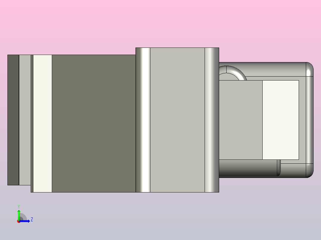 接口继电器METALTEX左视图