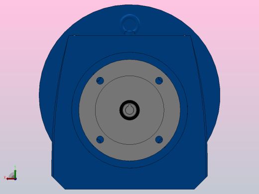 RF67ZP斜齿轮减速机RF67-4.29-M1-P63-Φ250后视缩略图
