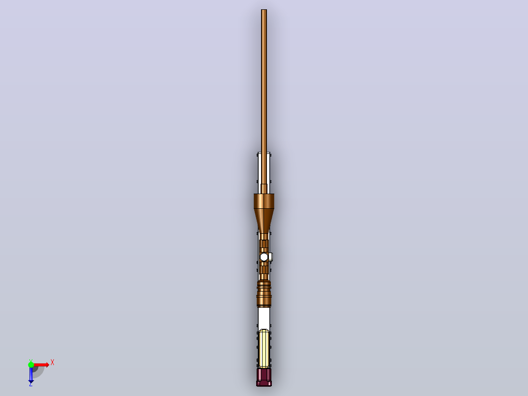 先锋左轮手枪（3D打印套件玩具枪）俯视图