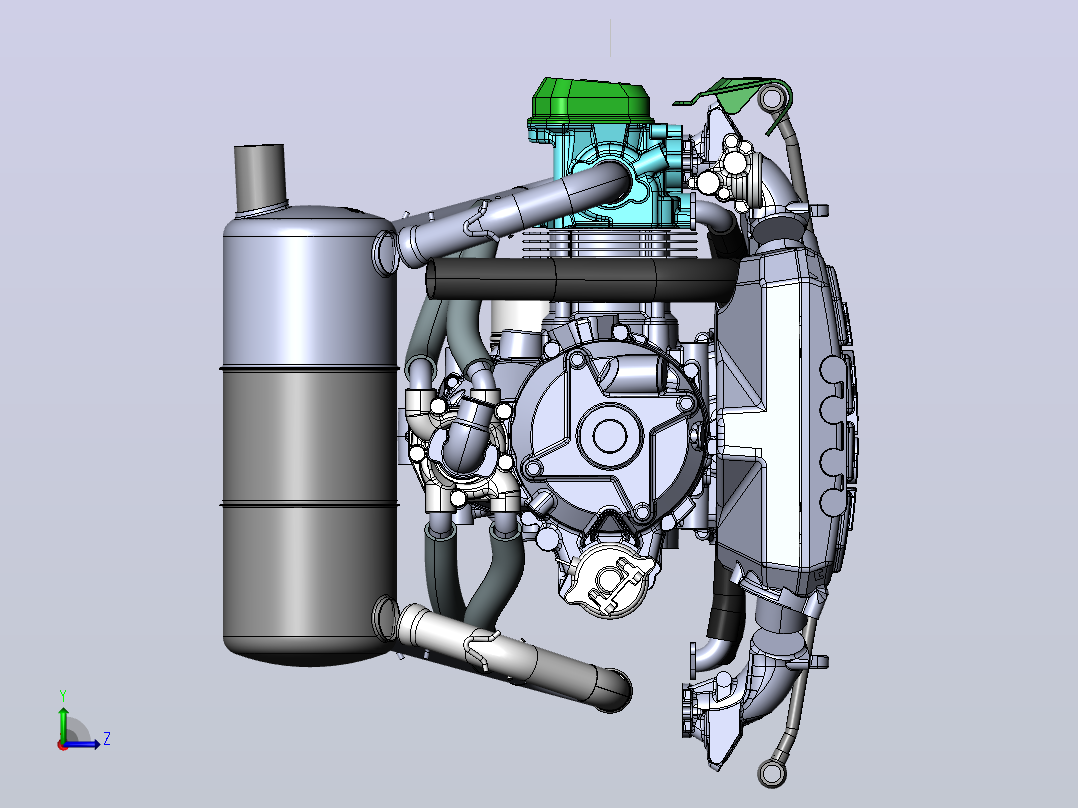 Rotax 912is SW STP左视图