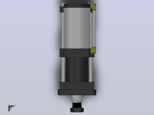 MPT-15T系列标准型[MPT-125-50-10-15T-M1-S2-0°]气压增压缸俯视缩略图