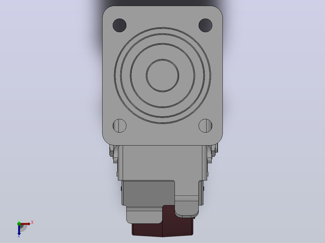 Z13-01B-150-402C重型轮[Z13-01B-150-402C]俯视图