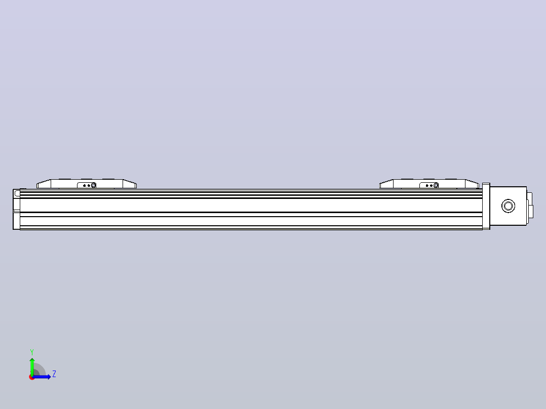 皮带直线轴双滑块型TPA-GCBS-50-P42-L125-DL-M10-N3左视图