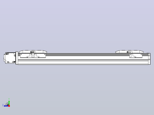 皮带直线轴双滑块型TPA-GCBS-50-P42-L125-DL-M10-N3右视缩略图