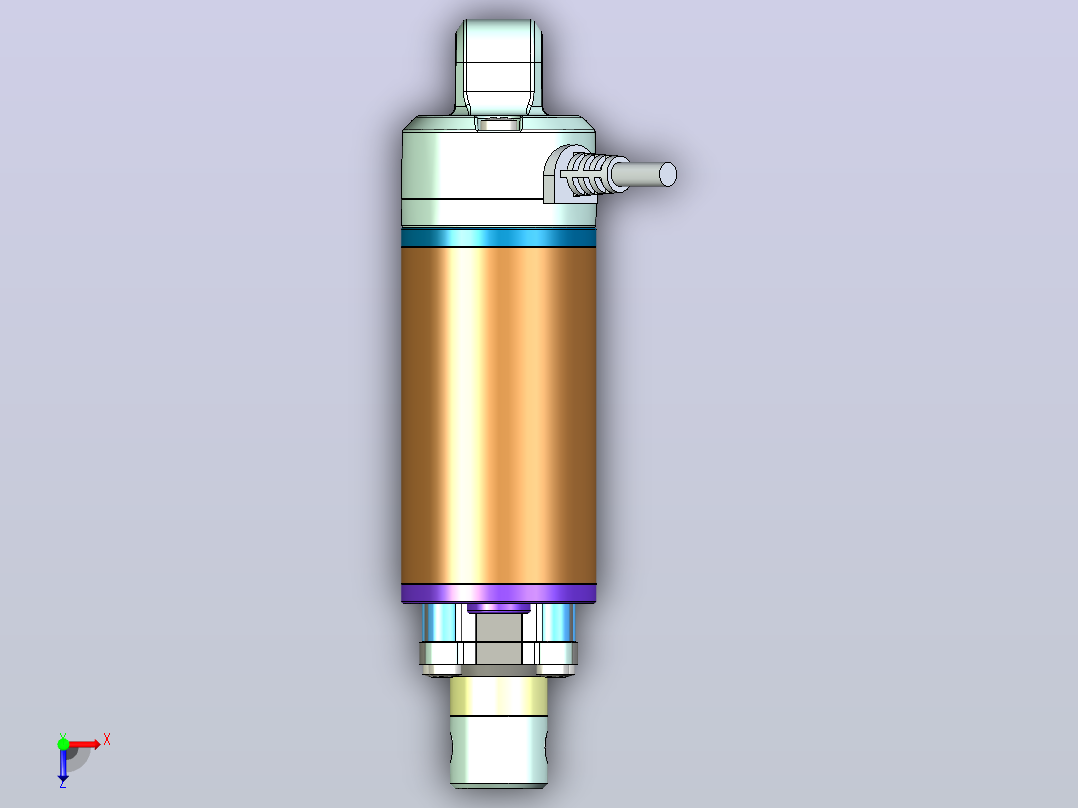 电动推杆2000N(ZJWSN-A1)[ZJWSN-A1-S35]俯视图