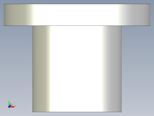 花键轴用带法兰的花键毂-具有所有配置的Solidworks零件前视缩略图