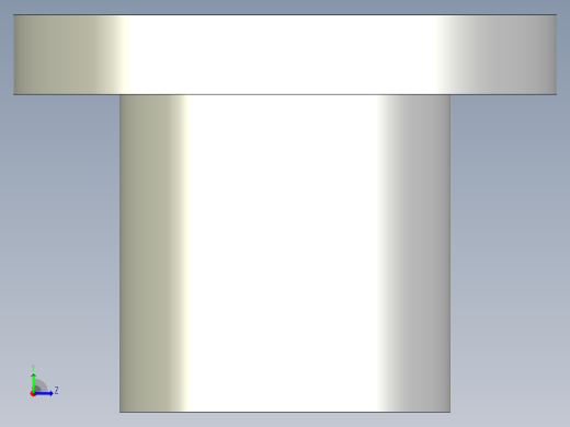 花键轴用带法兰的花键毂-具有所有配置的Solidworks零件左视缩略图