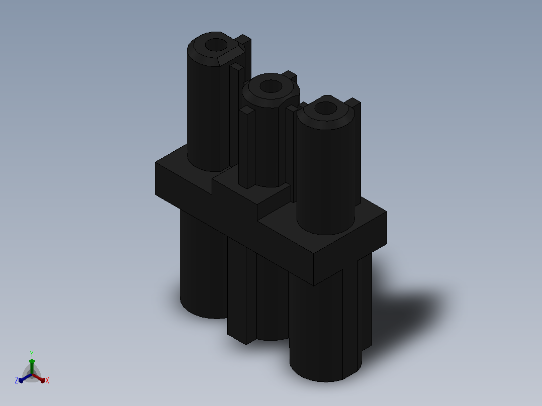 电缆导管E1500_电缆导管E1500正等轴测图