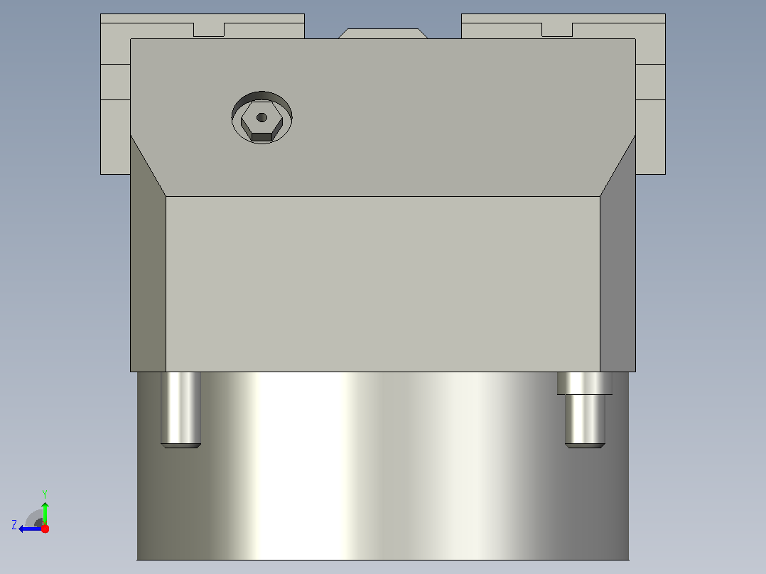 气动夹紧系统SCHUNK-0405280 KSF-LH plus 100, 0右视图