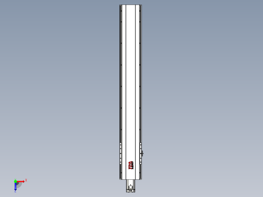 日规模组半封闭丝杆TPA-HNR-202D-2510C-L1200-M-C-P75-N3俯视缩略图
